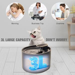 2025 Grote Capaciteit Automatische 3l Waterfontein Voor Huisdieren Slimme Kat En Hond Kom Met Filtersysteem En Accessoires - Product Image 6