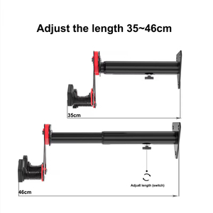 رف دراجة قابل للتعديل لوقوف السيارات مثبت على الحائط حامل عرض الدراجة طوي رف تخزين الدراجة الأفقي الداخلي - Product Image 3