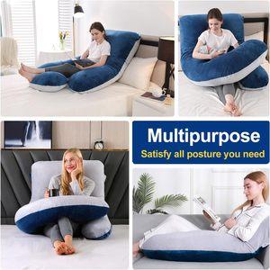 Oreiller de <span class=keywords><strong>grossesse</strong></span>, soutien complet du corps, oreiller de maternité pour femmes enceintes, <span class=keywords><strong>coussin</strong></span> d'allaitement, indispensable pour la <span class=keywords><strong>grossesse</strong></span> - Product Image 2