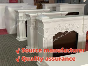 Fabricant prix compétitif Led décor de cheminée flamme moderne électrique cheminée chauffage cheminée insertion avec manteau - Product Image 3