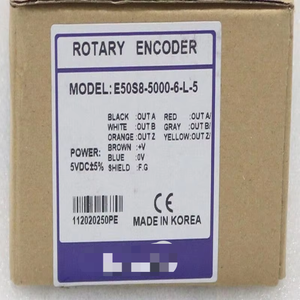Codeur rotatif E50S8-5000-6-Lwbr-5 nouveau contrôleur de programmation PLC dédié PLC d'automatisation industrielle en stock prêt à l'emploi - Product Image 1