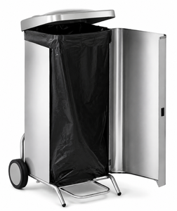 Équipement de cuisine commerciale, poubelle mobile en acier inoxydable, support de sac poubelle mobile, poubelle de restaurant, machine de nettoyage - Product Image 2