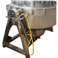 Industriële stoomkoker jamkookpot stalen roermachine voor vleesverwerking met 220V aandrijving