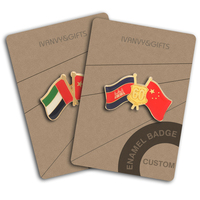 Badges personnalisés en émail dur, diverses drapeaux nationaux, en métal plaqué or, impression typographique double face, cadeaux promotionnels