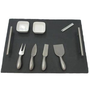 Vente directe d'usine <span class=keywords><strong>Ardoise</strong></span> noire jetable écologique Taille personnalisée Style minimaliste Plats et assiettes de service - Product Image 1