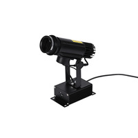 Projecteur de logo rotatif étanche IP65, LED, Gobo personnalisé, éclairage publicitaire extérieur, 15W 80W, garantie de 2 ans