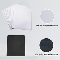 Tapis de souris personnalisé pour sublimation, tapis de souris vierge pour logo, tapis de souris de jeu pour bureau, vente en gros, tapis de souris d'ordinateur pour sublimation 7,87 po * 9,45 po