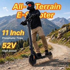 Monopattino Elettrico Pieghevole D01 di Ultima Generazione, Alta Velocità, Lunga Autonomia, Ruote da 11 Pollici per Adulti, con Batteria Rimovibile da 52V - Product Image 3