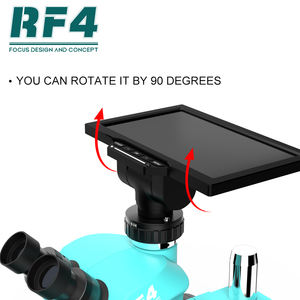 Écran d'affichage vidéo RF4 de haute qualité 10 pouces YS010W pour l'observation et l'enregistrement des outils de réparation de téléphones mobiles <span class=keywords><strong>PBC</strong></span>, applicable au <span class=keywords><strong>microscope</strong></span> trinoculaire - Product Image 5