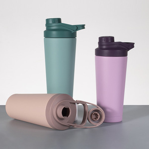 silverjet Stainless Steel Vacuum Insulated Protein Shaker <b>Cup</b> 750ml Gradient Color For Gym Sports Outdoor Use - Product Image 5