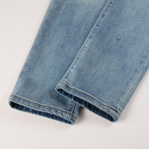 Jean skinny de luxe pour homme, effet déchiré, effet éclaboussures, effet <span class=keywords><strong>peintre</strong></span>, effet usé, avec patchwork - Product Image 6