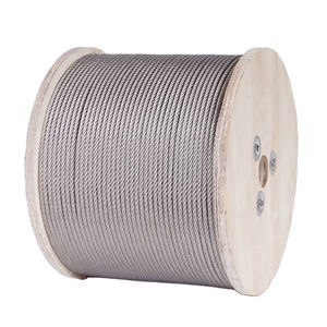 כבל פלדה עתיר פחמן 1mm-28mm (כולל 1mm 8mm 12mm) משטח חלק/מלוטש ASTM פלדה מצופה PVC לחיתוך בקור - Product Image 1