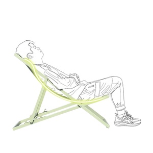 Silla de playa plegable de los muebles al aire libre de la venta caliente de Hangrui para la playa <span class=keywords><strong>y</strong></span> acampar - Product Image 2