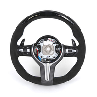 Volant en cuir suédé M Sport personnalisé avec LED pour BMW F10 F30 F31 F32 F20 E92 E60 X6 E71 X5 E70 M3 M4