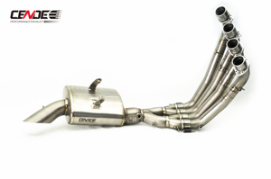 Escape de Motocicleta de Aleación de Titanio Modificado para <span class=keywords><strong>Honda</strong></span> <span class=keywords><strong>CB650</strong></span> CBR650 2013-2014 2019-2020 <span class=keywords><strong>2021</strong></span> - Product Image 4