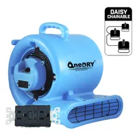 1/3HP 2300cfm Ventilateur de nettoyage pour la restauration des dommages causés par l'eau, empilable, séchoir à tapis, ventilateur de sol