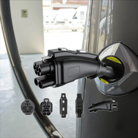 Adaptateur de prise rapide pour véhicule électrique DC AICKSN, nouveau, 1000V 300A, certifié CE FCC, CCS1/CCS2 vers GBT, pour BYD ZEEKR ID3/ID4/ID6 Tesla