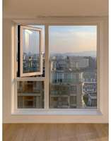 Prix de gros personnalisé en usine isolation thermique insonorisée anti-poussière fenêtres en verre trempé à battant en PVC UPVC