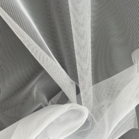 Polyester Carré Net Tulle Tissu Fusible Tricoté Uni Teint pour Robes De Mariée Textiles De Maison Sacs-pour Filles Chaussures Sacs