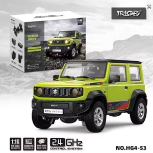 Voiture RC SJY-HG4-53, modèle de véhicule routier JIMNY à l'échelle 1/16, 2,4 GHz, 4 canaux, télécommande 60 m, voitures en alliage, lumières, musique, câble USB - Product Image 2