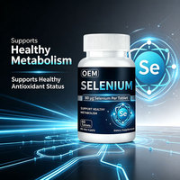 OEM/ODM disponible, comprimés de sélénium 80 mcg à prendre quotidiennement, soutient la fonction thyroïdienne et la santé du système immunitaire, quantité pour 60 jours