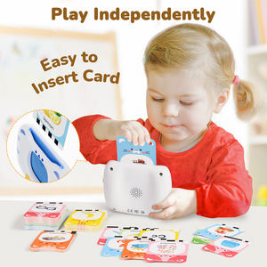 Cartes flash parlantes Joycat en anglais, 286 mots, jouets éducatifs sensoriels <span class=keywords><strong>Montessori</strong></span> pour les tout-petits, support <span class=keywords><strong>bilingue</strong></span> - Product Image 2