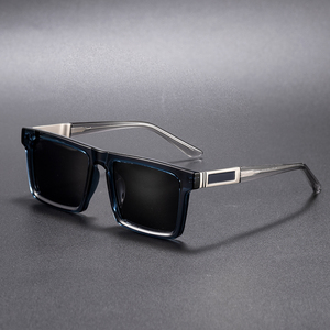 <span class=keywords><strong>Gafas</strong></span> de Sol Ópticas Polarizadas Cuadradas Clásicas HBK Personalizables al por Mayor, Protección UV400, Diseño Retro para Hombre y <span class=keywords><strong>Mujer</strong></span>, <span class=keywords><strong>Gafas</strong></span> <span class=keywords><strong>Graduadas</strong></span> para Exteriores - Product Image 2