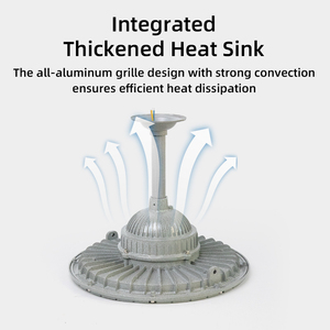 Nhà máy cung cấp không thấm nước LED EX đèn chống cháy nổ với cơ thể Nhôm Cơ sở IP66 đánh giá - Product Image 4