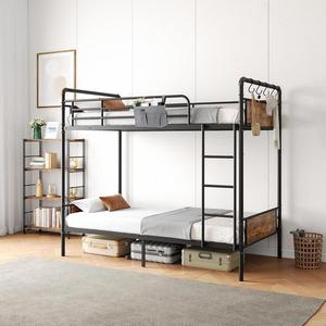 Estructura de cama litera metálica minimalista moderna, personalizable para dormitorios estudiantiles, camas con estructura de hierro y camas metálicas para empleados. - Product Image 2