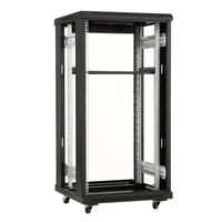 Armoire réseau sur pied 18U 1000x600x600mm, rack de serveur 19 pouces pour commutateur, routeur, panneau de brassage et équipement de télécommunications