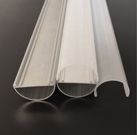 Couverture claire laiteuse de diffuseur optique mené blanc de pmma de polycarbonate