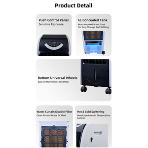 Ventilador enfriador <span class=keywords><strong>de</strong></span> <span class=keywords><strong>aire</strong></span> evaporativo <span class=keywords><strong>de</strong></span> ahorro <span class=keywords><strong>de</strong></span> energía para interiores y exteriores, nueva condición, fuente <span class=keywords><strong>de</strong></span> energía eléctrica, tipo CA, <span class=keywords><strong>precio</strong></span> competitivo - Product Image 4