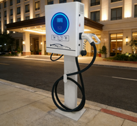 Station de recharge rapide pour véhicules électriques 120 kW DC, qualité commerciale pour les stations-service autoroutières