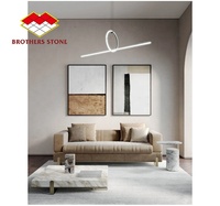 Table basse et tables d'appoint en marbre blanc de luxe italien, meubles de salon modernes