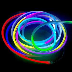 Bande lumineuse douce LED <span class=keywords><strong>tube</strong></span> en silicone <span class=keywords><strong>Tube</strong></span> <span class=keywords><strong>néon</strong></span> lumineux <span class=keywords><strong>circulaire</strong></span> à 180 degrés 15*13 13*13 bande lumineuse en silicone - Product Image 1