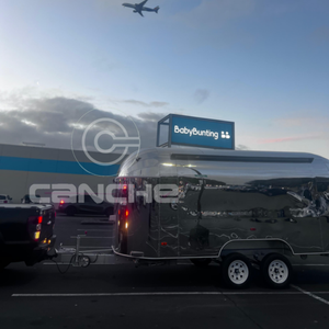 Remolque de Comida de Acero Inoxidable para Hot Dogs, Pizza, Café, Helados, Estándar COC para Reino Unido, Irlanda y Europa - Product Image 6