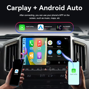 <span class=keywords><strong>Kit</strong></span> di Upgrade interni per auto Android 13 da 10 pollici per Toyota Land Cruiser LC200 LC300 2008-2021 Carplay DSP lettore Video GPS - Product Image 5