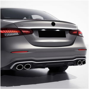 Pour <span class=keywords><strong>Mercedes</strong></span> Benz classe E W213 LCI Sport berline <span class=keywords><strong>AMG</strong></span> E53s noir brillant diffuseur arrière et embouts paquet 2020 2021 <span class=keywords><strong>2022</strong></span> + - Product Image 4