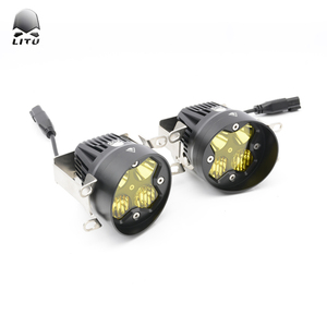 LITU Offroad LED sis lambaları 40W LED sürüş ışıkları 3 inç LED farlar beyaz sarı oto lambaları Offroad için evrensel araba - Product Image 1