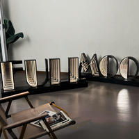 Lettres lumineuses LED 3D colorées sur mesure, panneaux publicitaires extérieurs sur pied, garantie 1 an, Abyss Mall