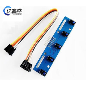 Módulo de sensor infrarrojo Tcrt5000, seguimiento de líneas de 5 canales para robótica inteligente de automóviles - Product Image 5