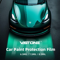 Film de protection de peinture automobile en TPU auto-adhésif PPF 1,52x15M auto-réparateur anti-rayures 6,5 mil transparent pour carrosserie