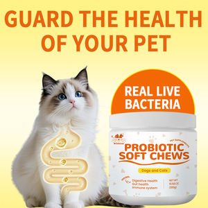 Omega-3 Salmão Óleo de Peixe Suplemento para Cães Alergia Alívio Imunidade Mastiga Probióticos Anti-Coceira Hot Spots Tratamento para Cães Gatos - Product Image 4