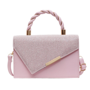 New Fashionable and Versatile Women's Crossbody <strong>Bag</strong>, <strong>Sparkling</strong> PU Leather Cheap Handbag Shoulder <strong>Bag</strong> - Product Image 5