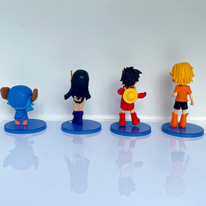 HESPER Lot de 10 figurines, 1 pièce, Anime One Piece, Les Pirates au Chapeau de Paille, Jinbe, Statue en PVC, Modèle de collection, Figurine, Poupée, Jouet pour cadeaux - Product Image 2