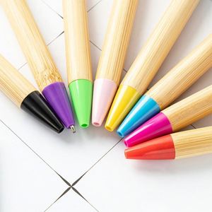 Wholesale Environmental protection Bamboo Promotional Gifts Business Gifts Office School Ballpoint Pen Custom - Product Image 5