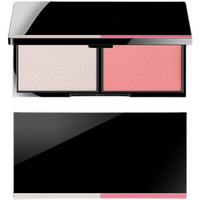 Palette de maquillage végétalien en poudre pressée, joues rouges, fard à joues et surligneur