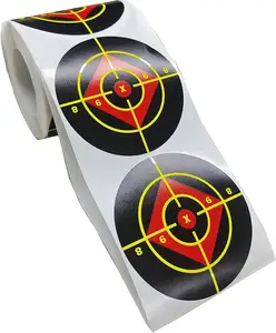 Benutzer definierte Splatter Reactive Paper Target Aufkleber Ziele für Shooting Practice Sticker