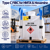 Sac Jumbo FIBC en PP pour Hexamine HMTA 1000kg 1500kg Type C Conducteur UN1328 Conteneur de Chargement Exportation Fret Sacos Hexamina