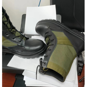 Botas de Lona Verdes TSB910 Nueva Versión, Suela de Goma, Tejido Resistente a Salpicaduras de Agua, Botas de Selva - Product Image 3